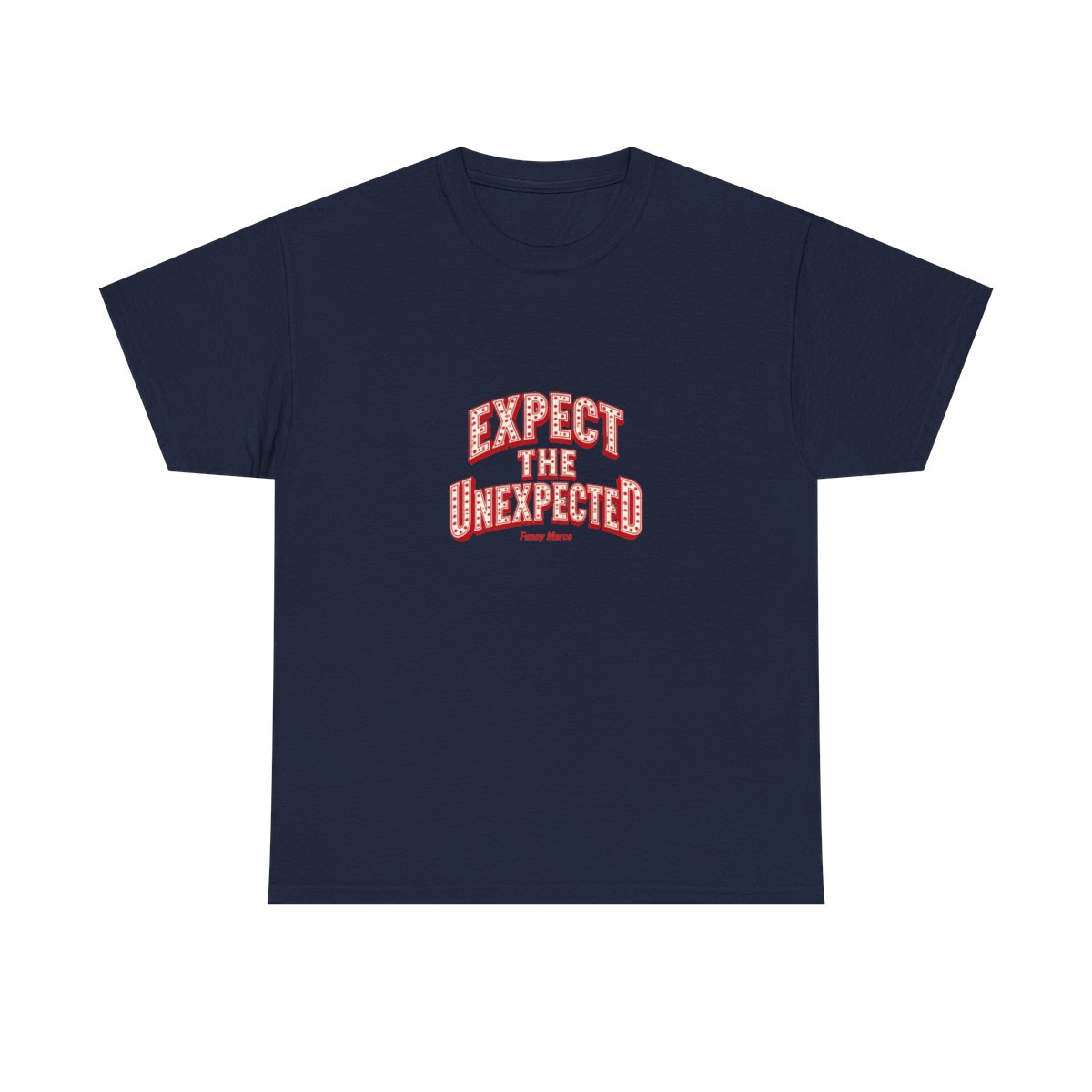 Funny Marco "Expect the Unexpected" Unisex Tee - alternate angle 5, merchandise