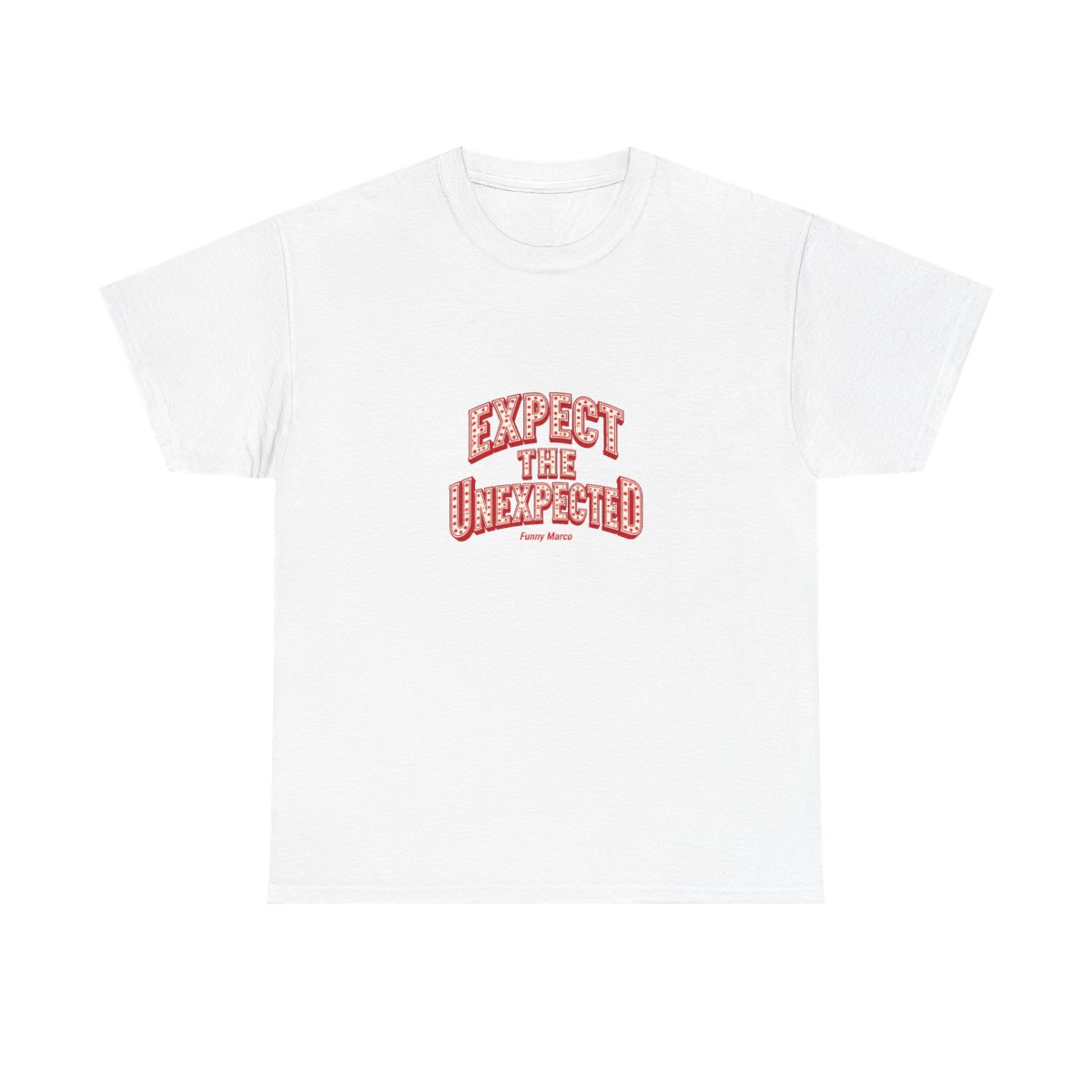 Funny Marco "Expect the Unexpected" Unisex Tee - Official T-Shirts merchandise