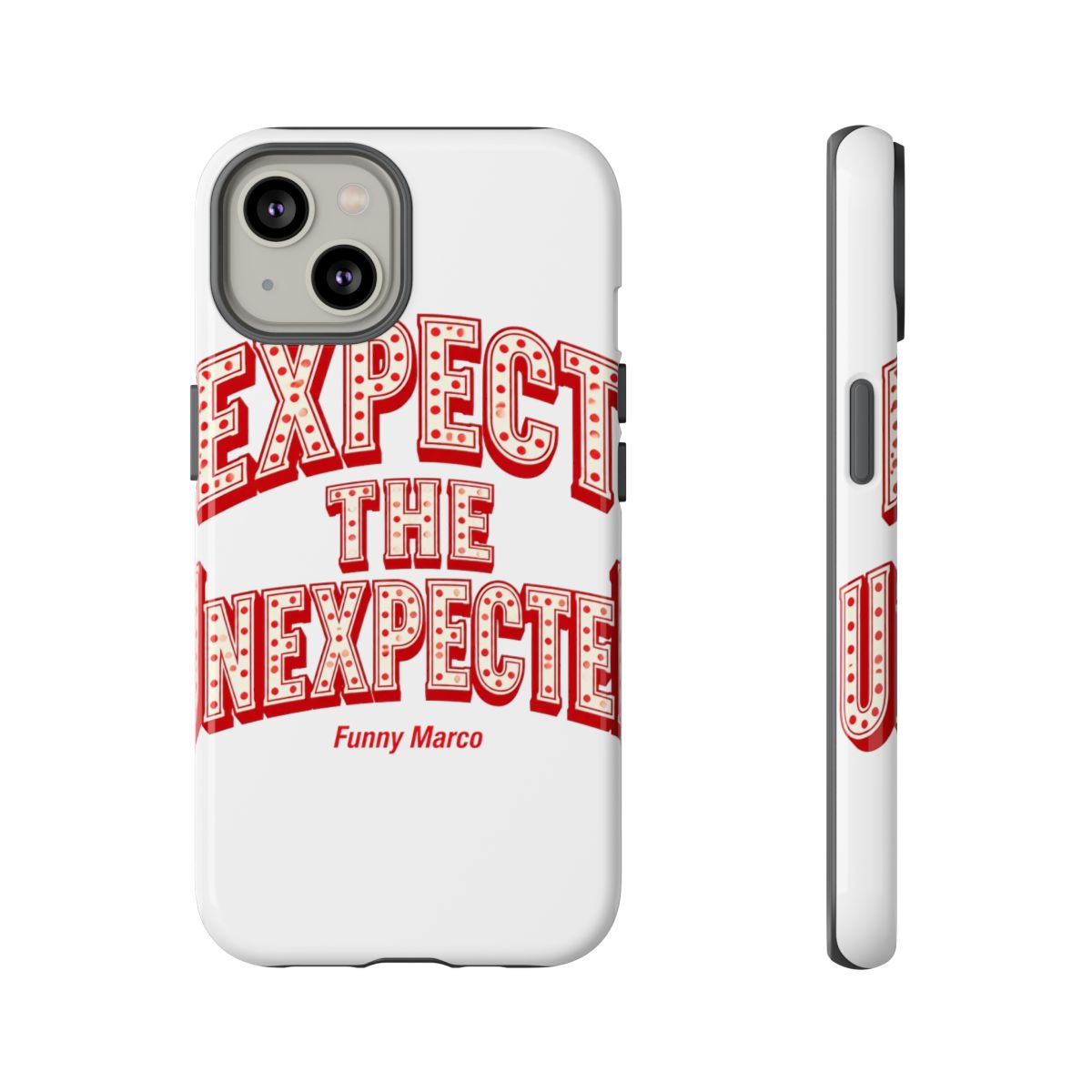 Funny Marco "Expect the Unexpected" Phone Case - alternate angle 3, merchandise