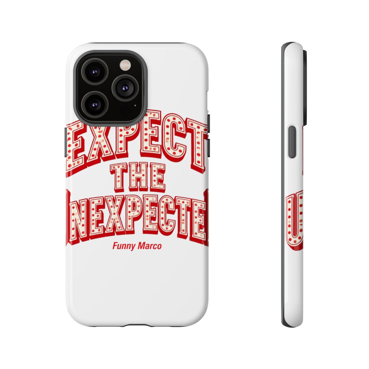 Funny Marco "Expect the Unexpected" Phone Case - alternate angle 5, merchandise