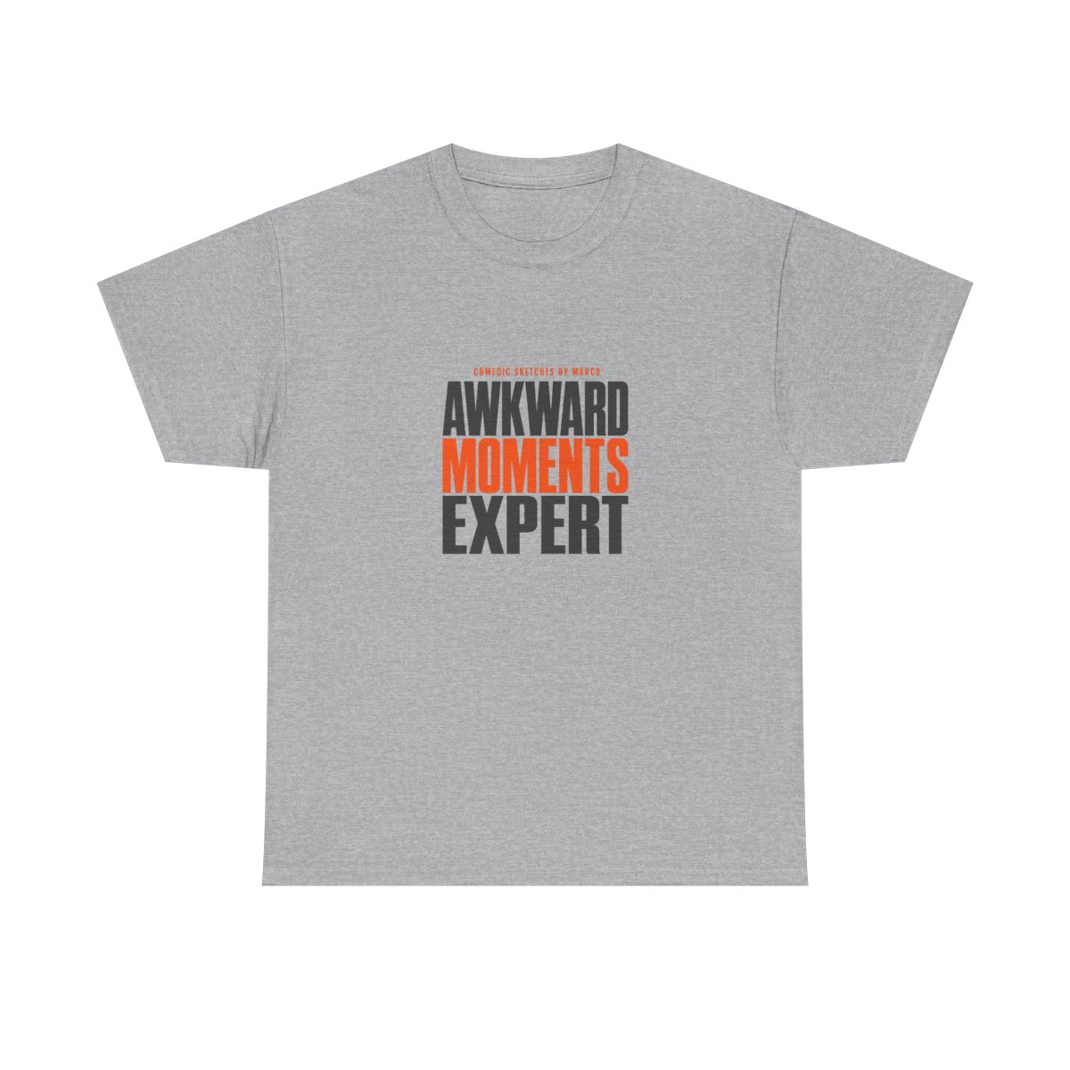 Funny Marco "Awkward Moments Expert" Unisex Tee - alternate angle 4, merchandise