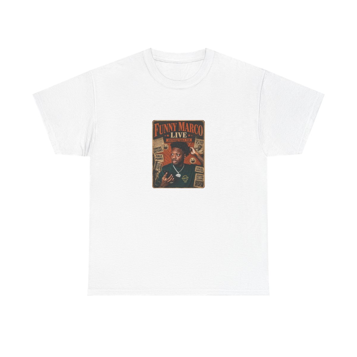 Funny Marco "Funny Marco Live" Unisex Tee - Official T-Shirts merchandise
