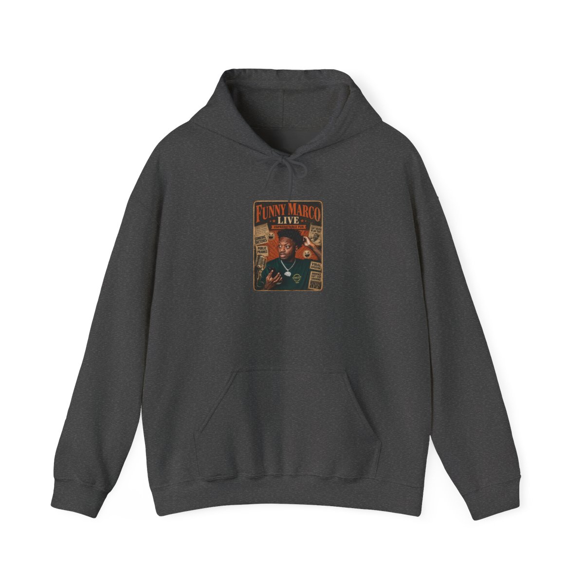 Funny Marco "Funny Marco Live" Hoodie - alternate angle 3, merchandise